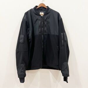 Beretta Mens Tactical Shooting Hunting Bomber Jacket XXL Black Lined Drop Seat